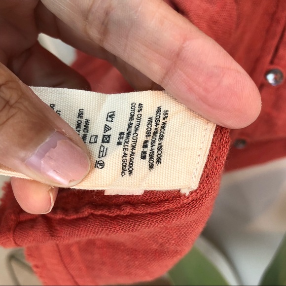 Free People Doin’ it right peasant blouse cinnamon XS - Picture 12 of 13